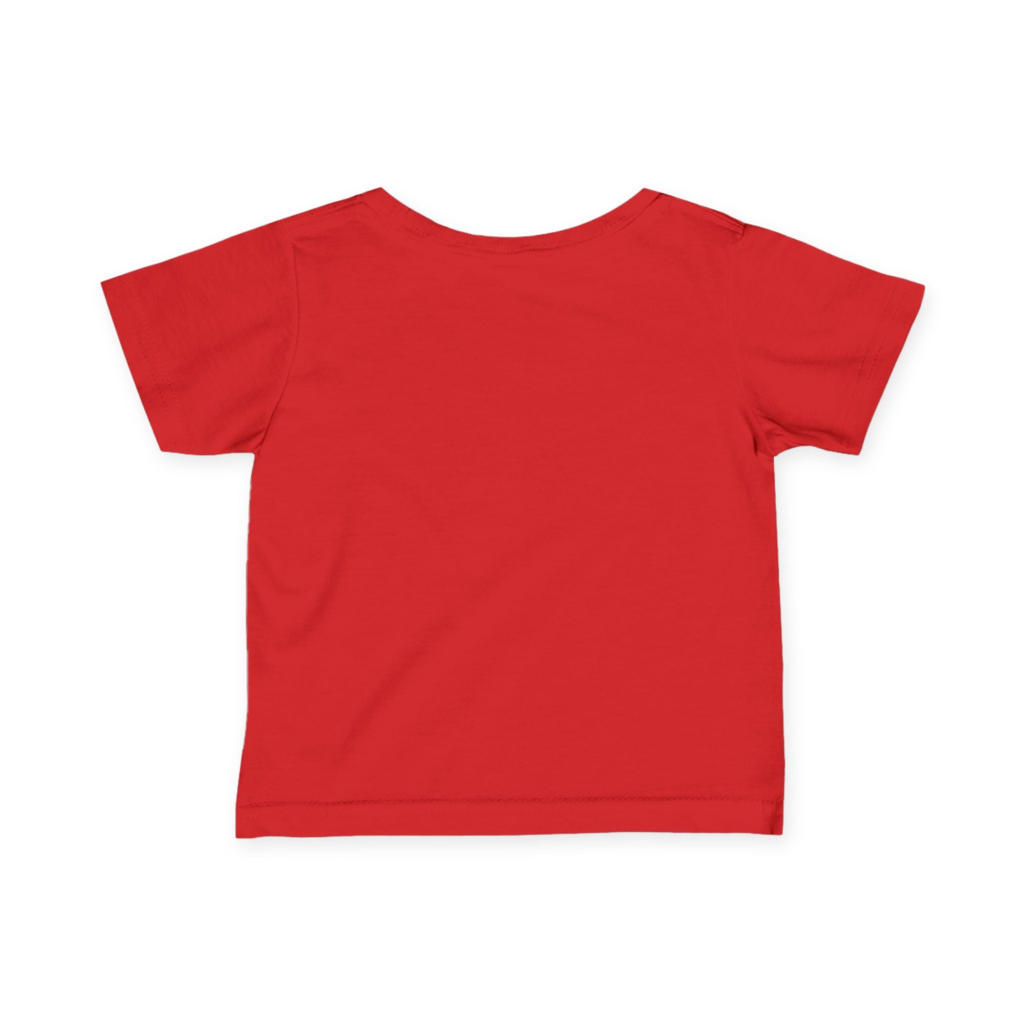 Infant Tee — "Raised on Rock" Neon Skull Baby Shirt