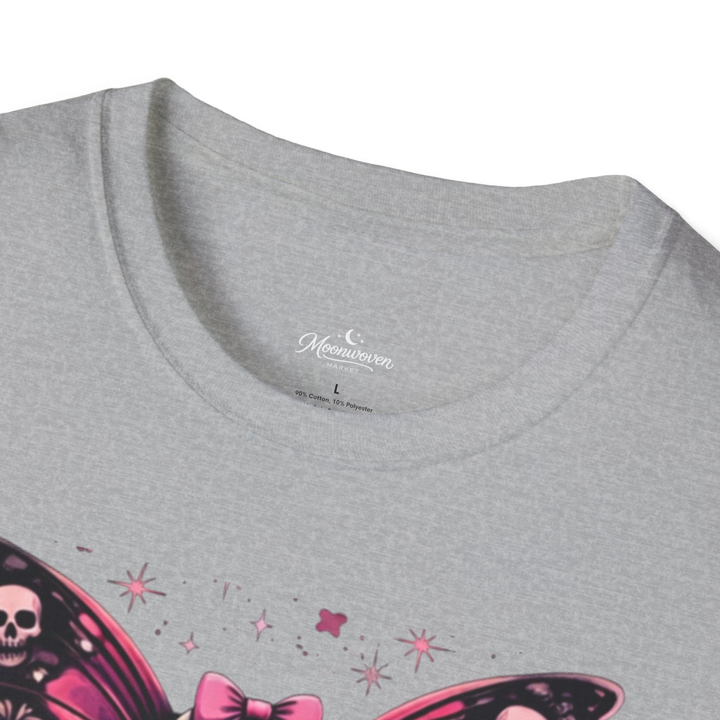 Loud Mouth Baddies Skull Butterfly T-Shirt