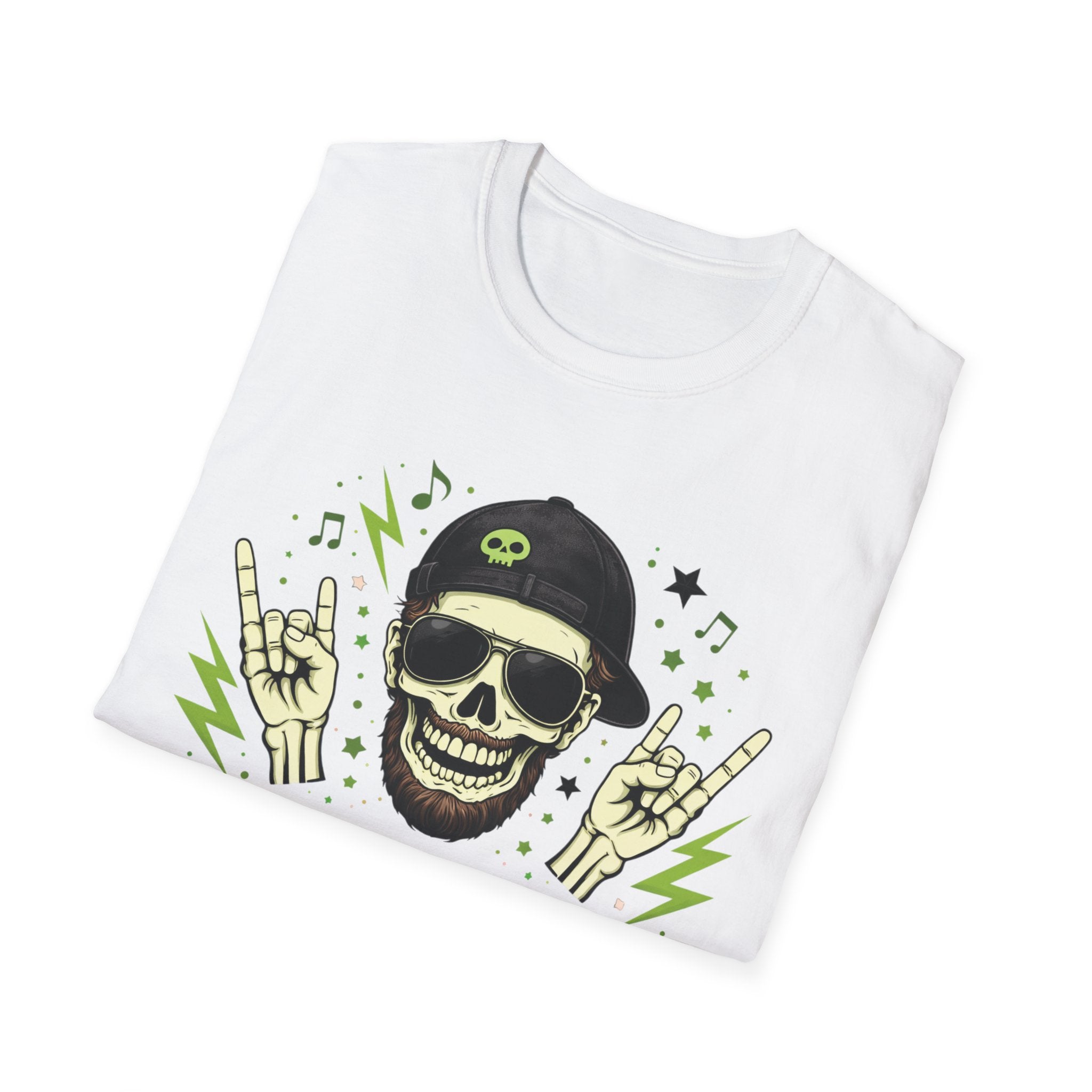 Loudmouth Dad Skull Rock T-Shirt — Funny Father's Day Graphic Tee