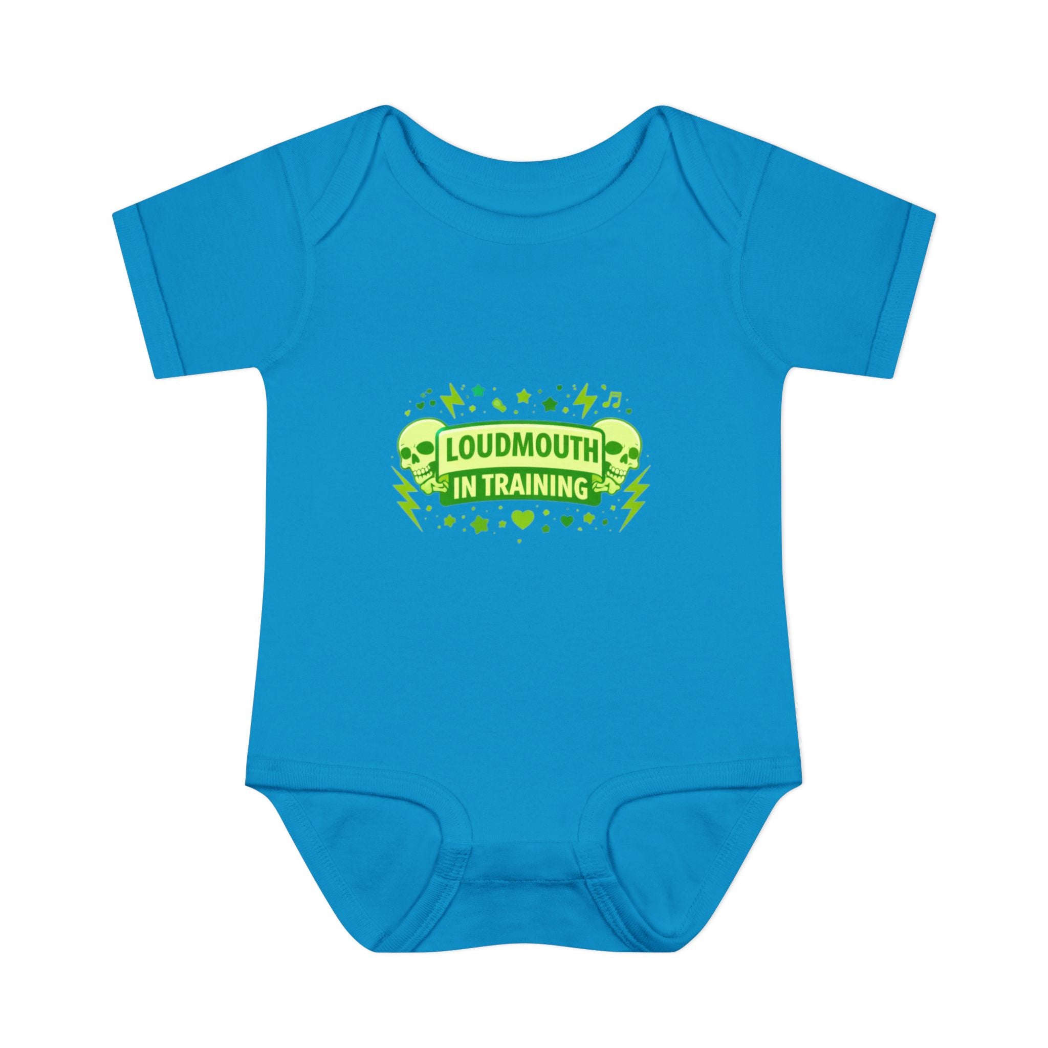 Infant Bodysuit "Loudmouth in Training" – Funny Baby Onesie, Newborn Shower Gift