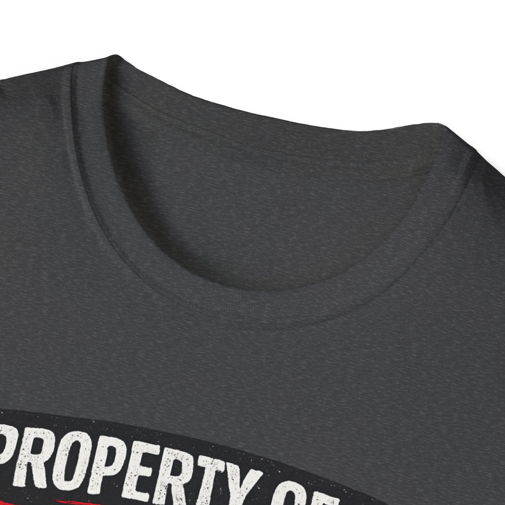 Property of a Crazy Wife T-Shirt – Funny Handle With Care Tee
