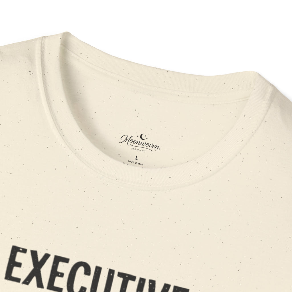 T-Shirt — "Executive Dysfunction Is My Villain Origin Story" Graphic Tee