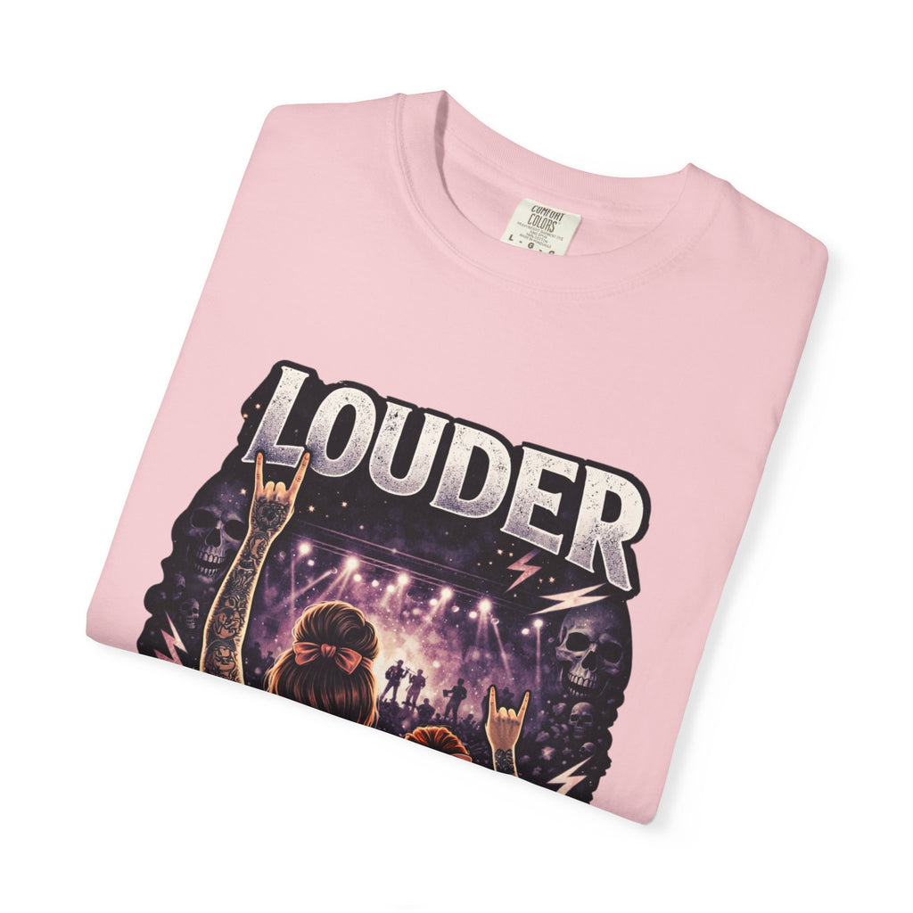 Louder Concert Crowd T-Shirt — Vintage Rock Band Tee