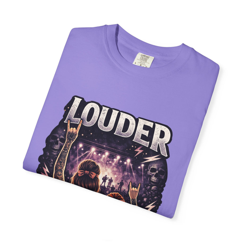 Louder Concert Crowd T-Shirt — Vintage Rock Band Tee