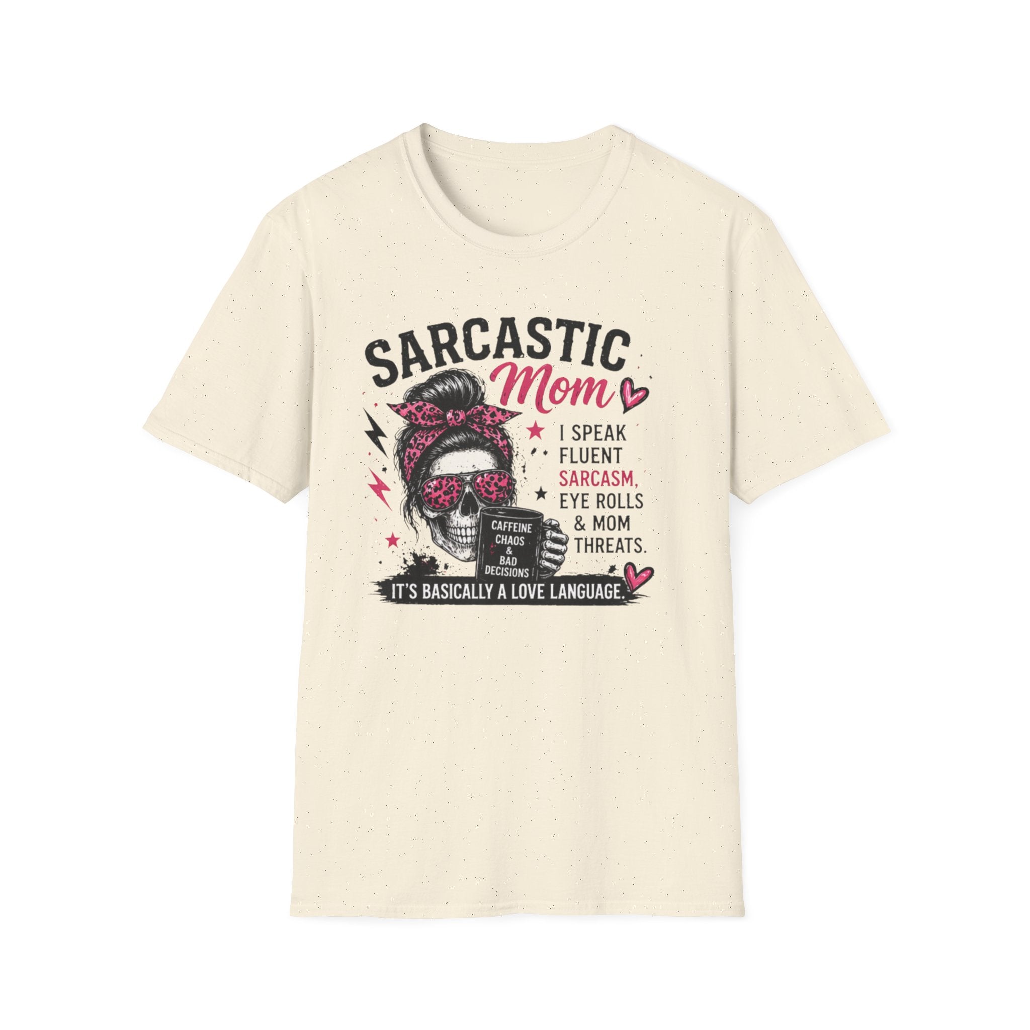 Sarcastic Mom T-Shirt – Funny Sarcasm & Eye-Rolls Graphic Tee for Moms