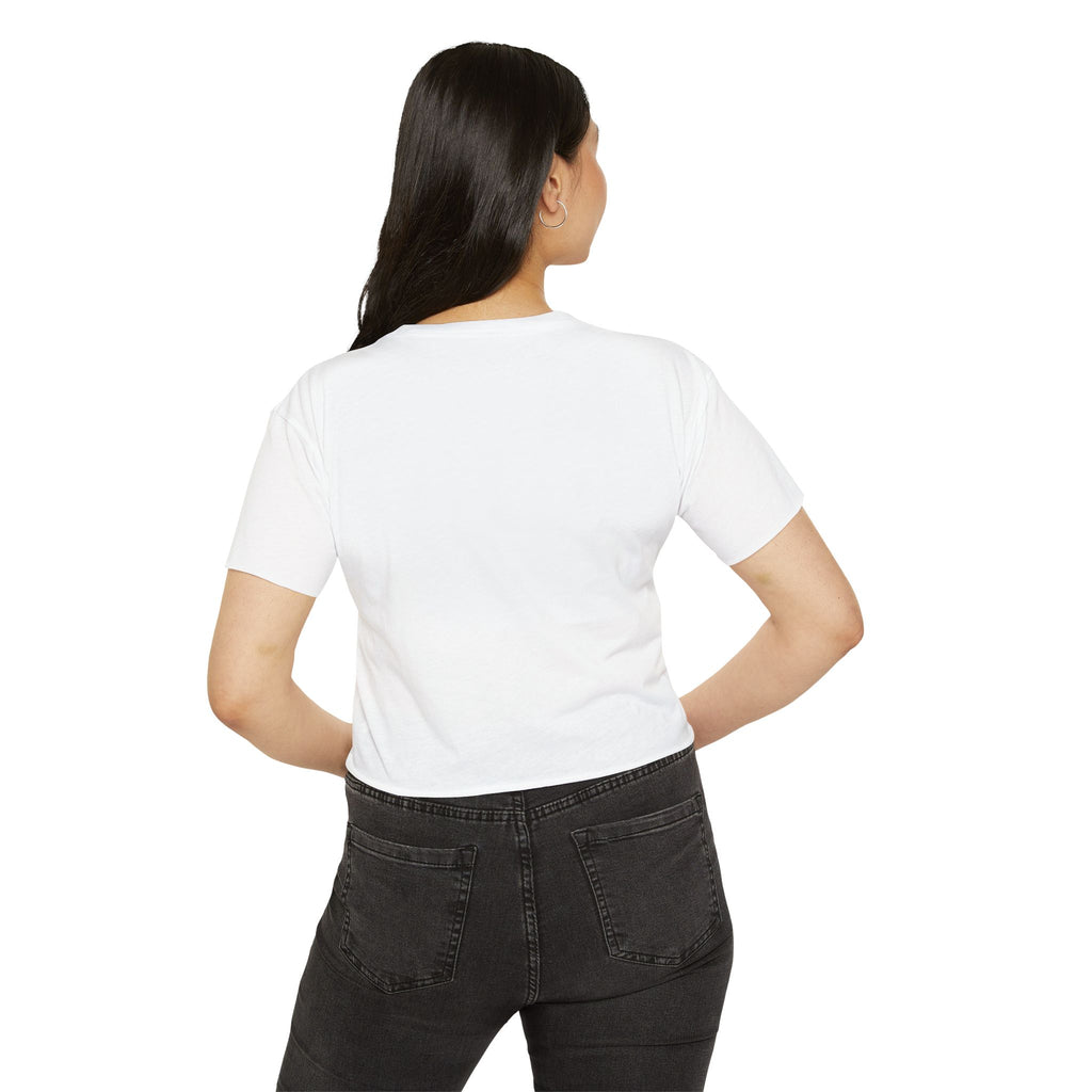 Louder Skull Crop Top — Women's Festival Graphic Tee