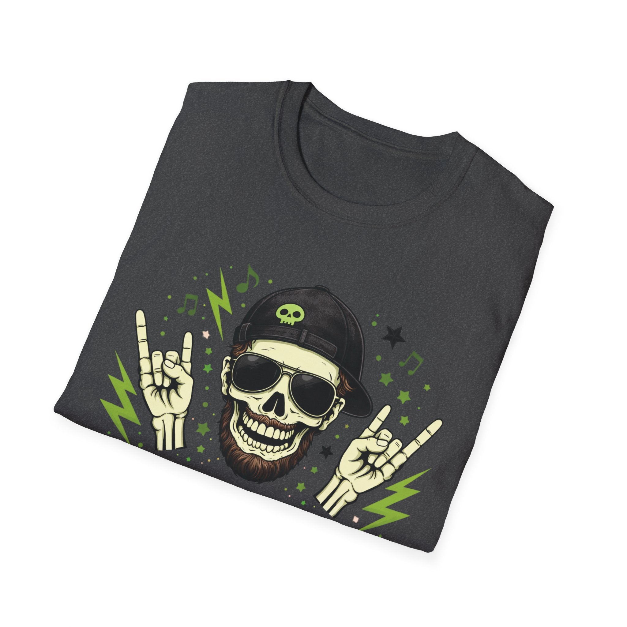 Loudmouth Dad Skull Rock T-Shirt — Funny Father's Day Graphic Tee