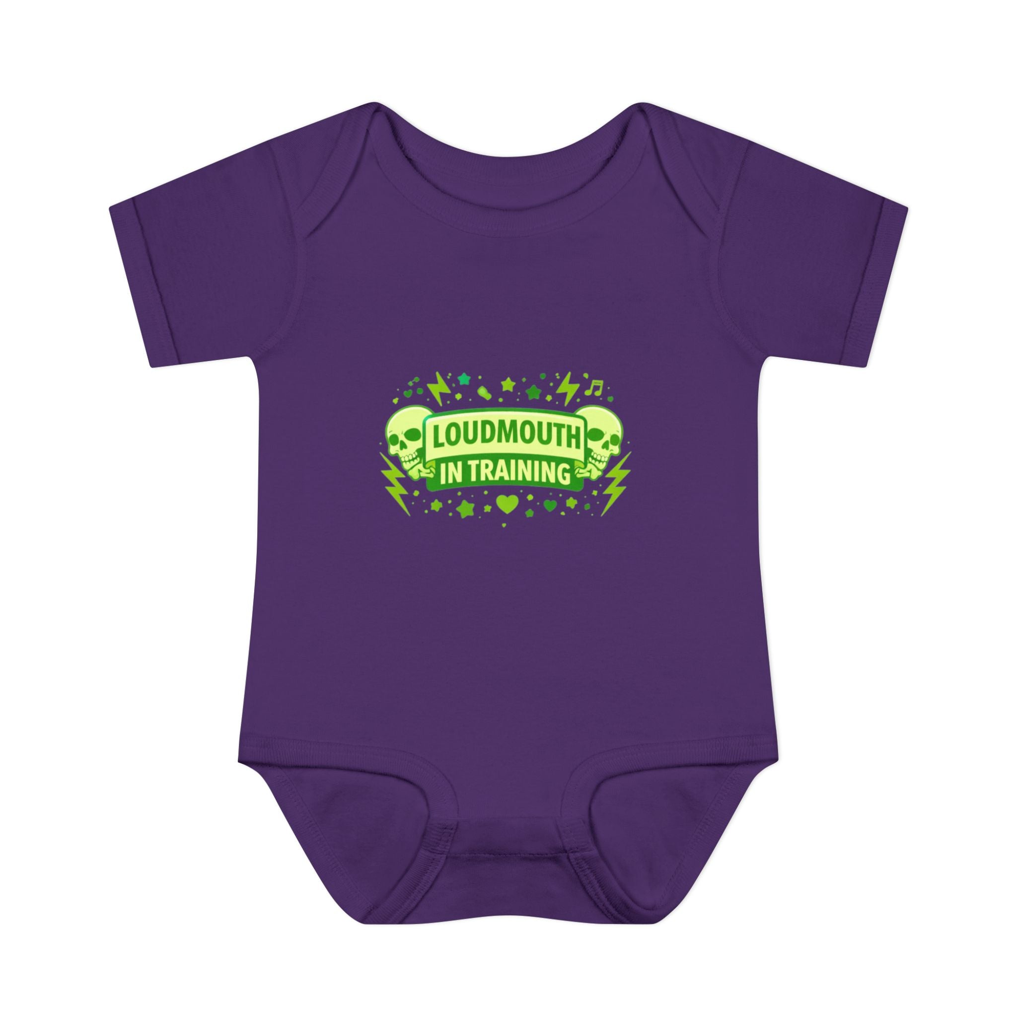 Infant Bodysuit "Loudmouth in Training" – Funny Baby Onesie, Newborn Shower Gift