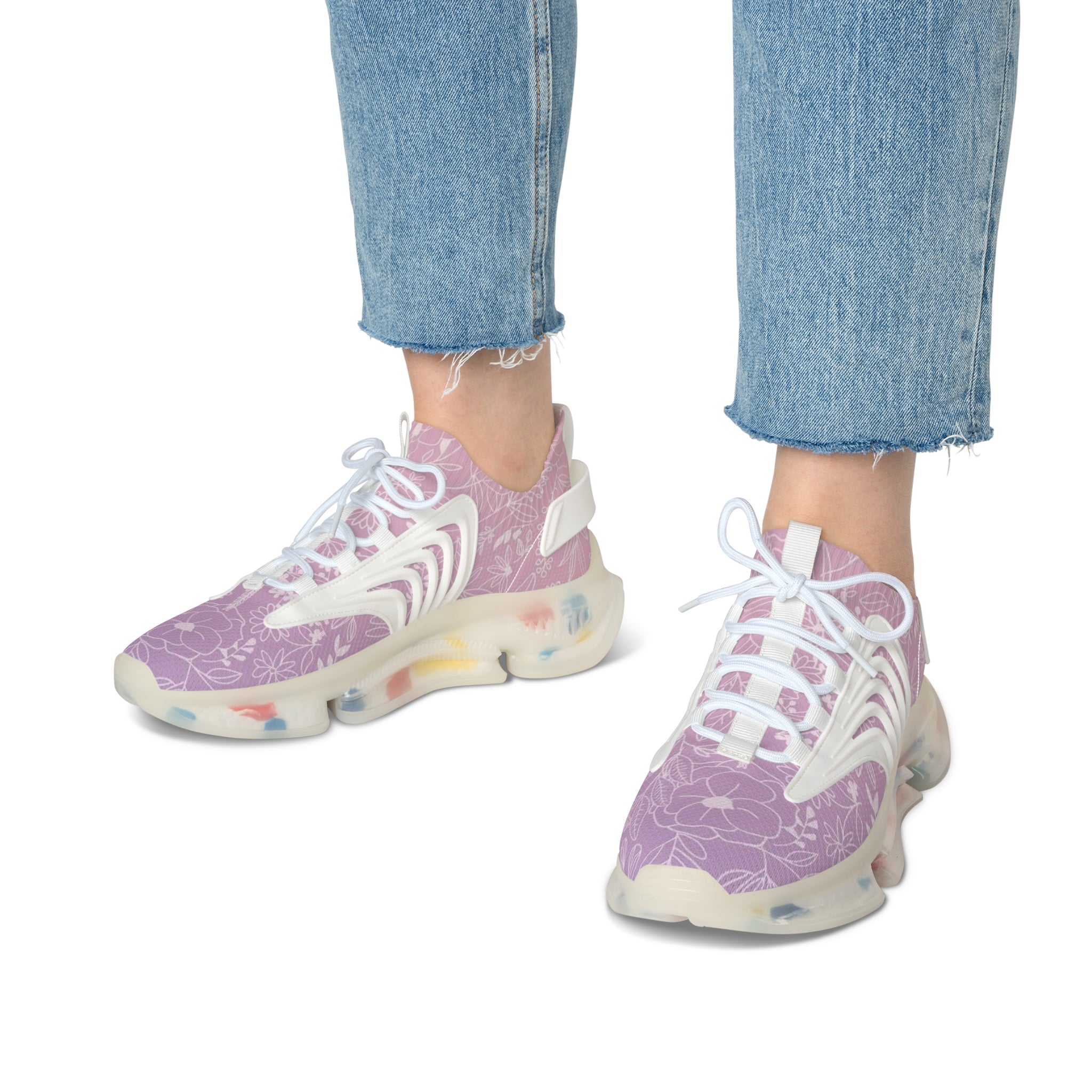 Purple power Women's Mesh Sneakers