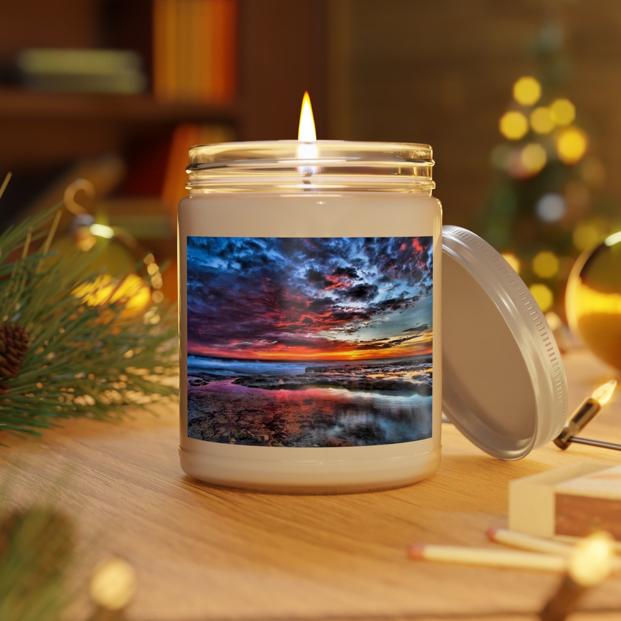 Beautiful sunset Scented Candles, 9oz