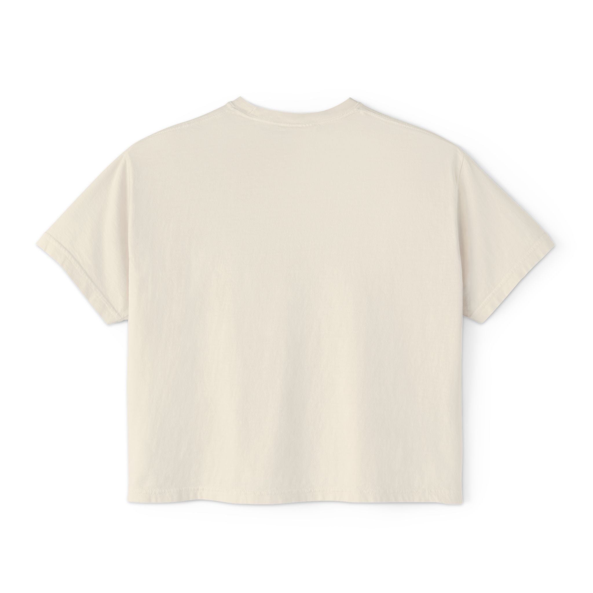 Tough Mom Boxy Tee — Skull Graphic "Tough Mom" Crop T-Shirt