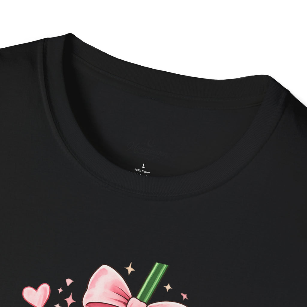 Basic Girl Energy T-Shirt – Floral Bubble Tea Graphic Tee