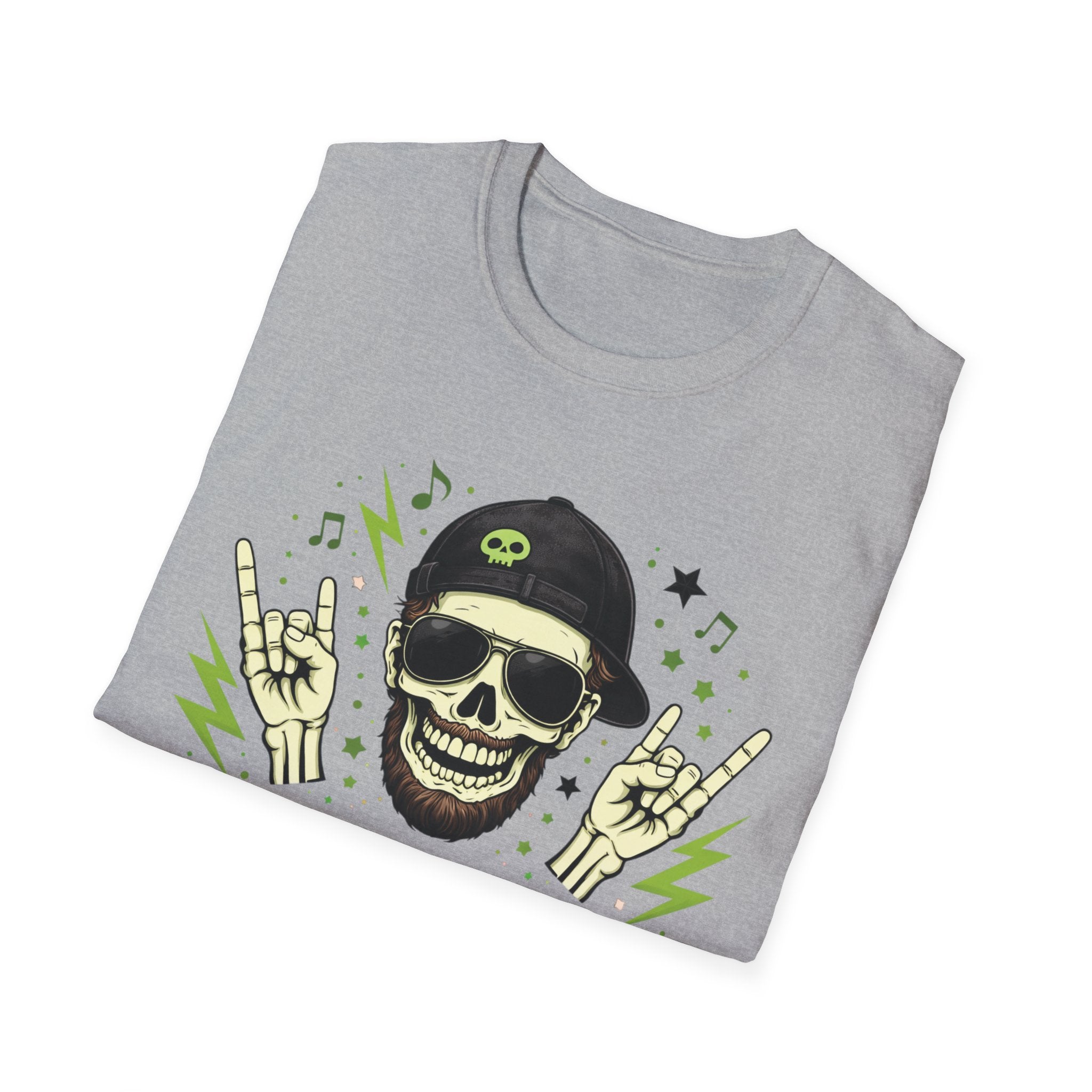 Loudmouth Dad Skull Rock T-Shirt — Funny Father's Day Graphic Tee