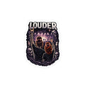 Louder Rock Concert Kiss-Cut Sticker — Heavy Metal Fans Laptop Decal