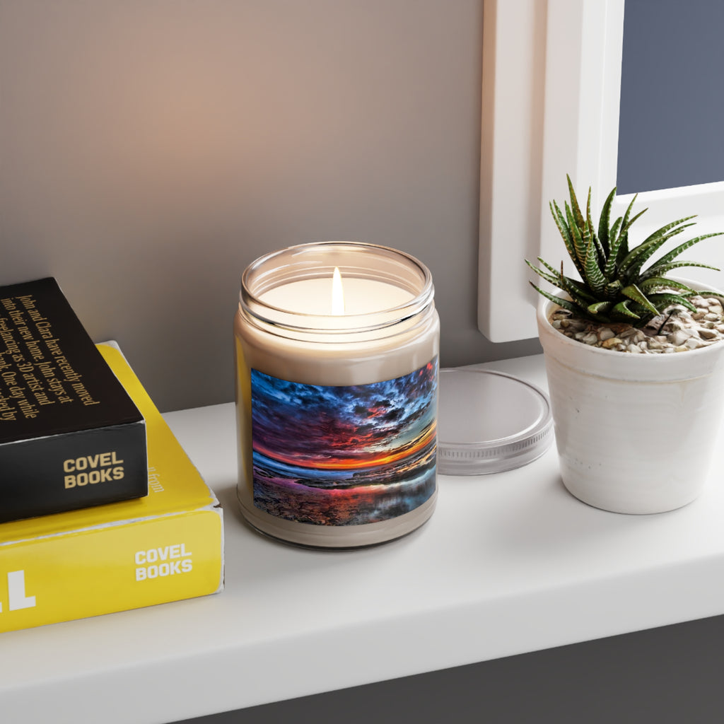 Beautiful sunset Scented Candles, 9oz
