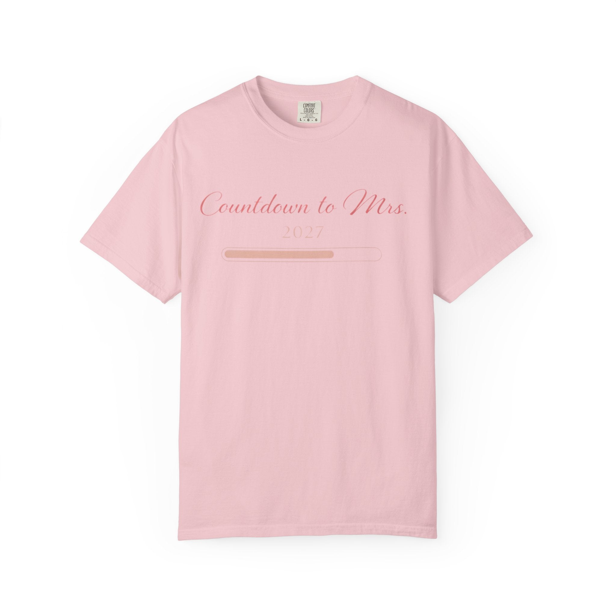 Countdown to Mrs. T-Shirt — Bridal Bachelorette Countdown Tee