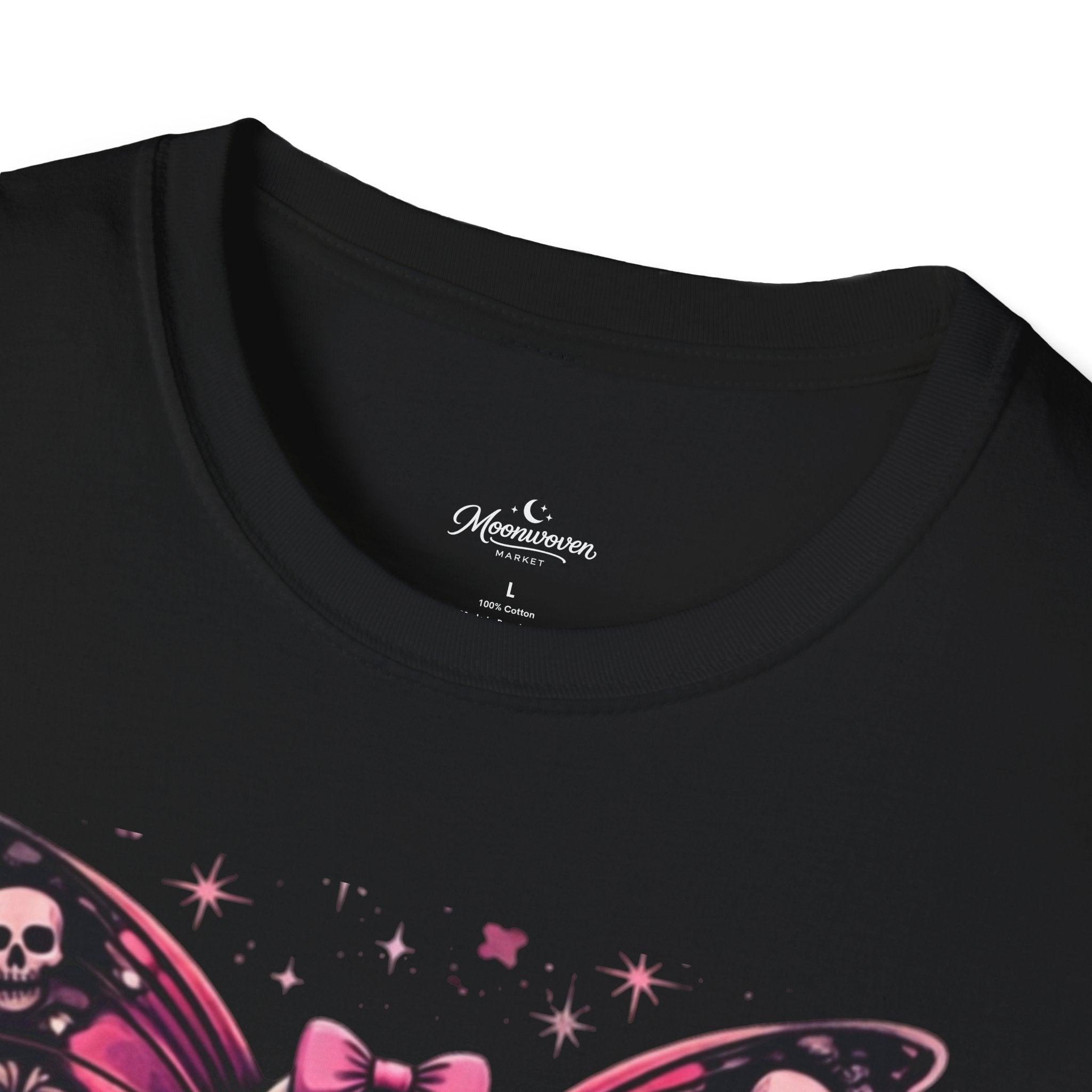 Loud Mouth Baddies Skull Butterfly T-Shirt