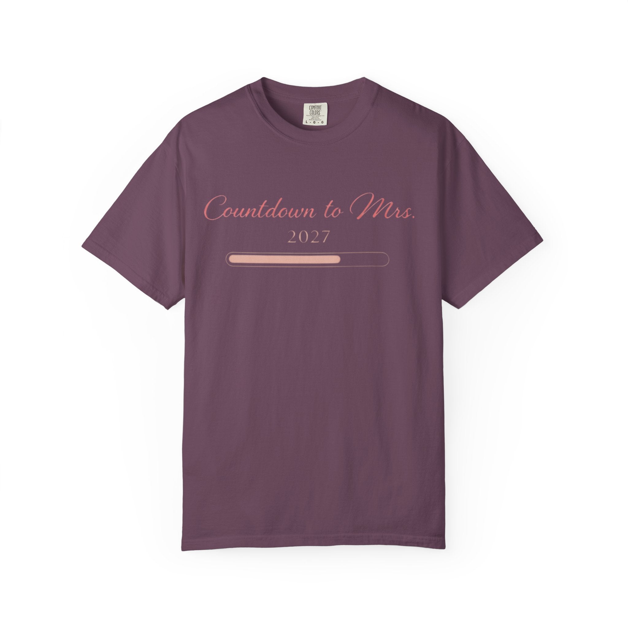 Countdown to Mrs. T-Shirt — Bridal Bachelorette Countdown Tee