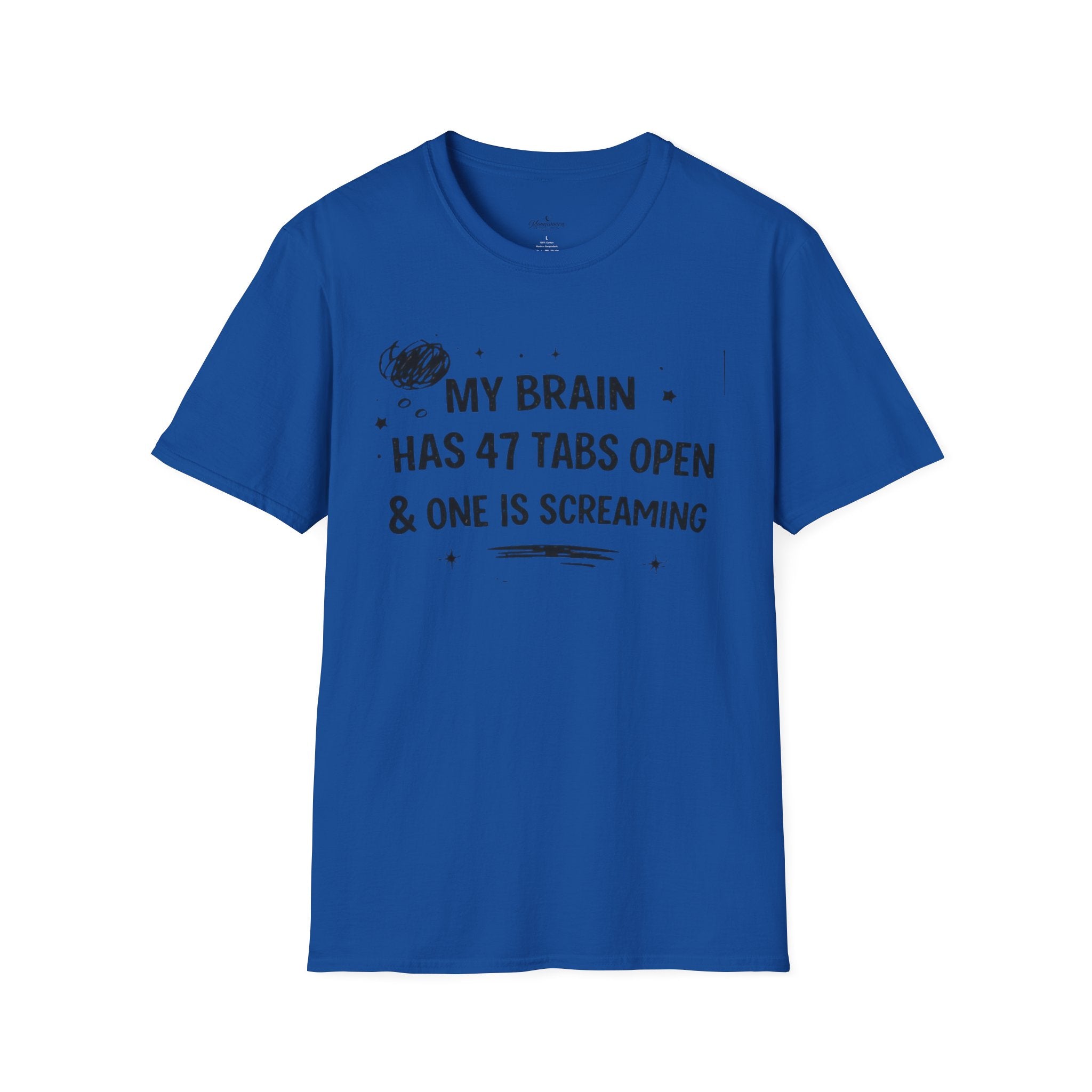 My Brain Has 47 Tabs Open T-Shirt – Funny Mental Health Graphic Tee