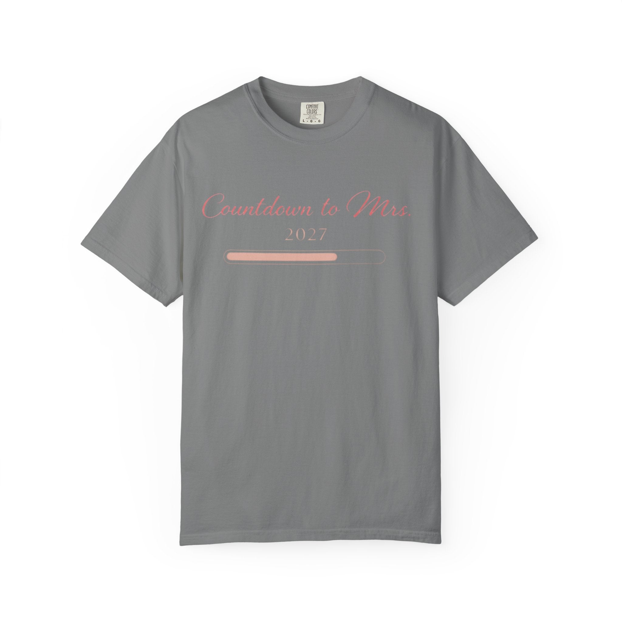 Countdown to Mrs. T-Shirt — Bridal Bachelorette Countdown Tee