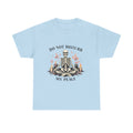 Do Not Disturb My Peace Skeleton T-Shirt — Meditative Skull Yoga Tee