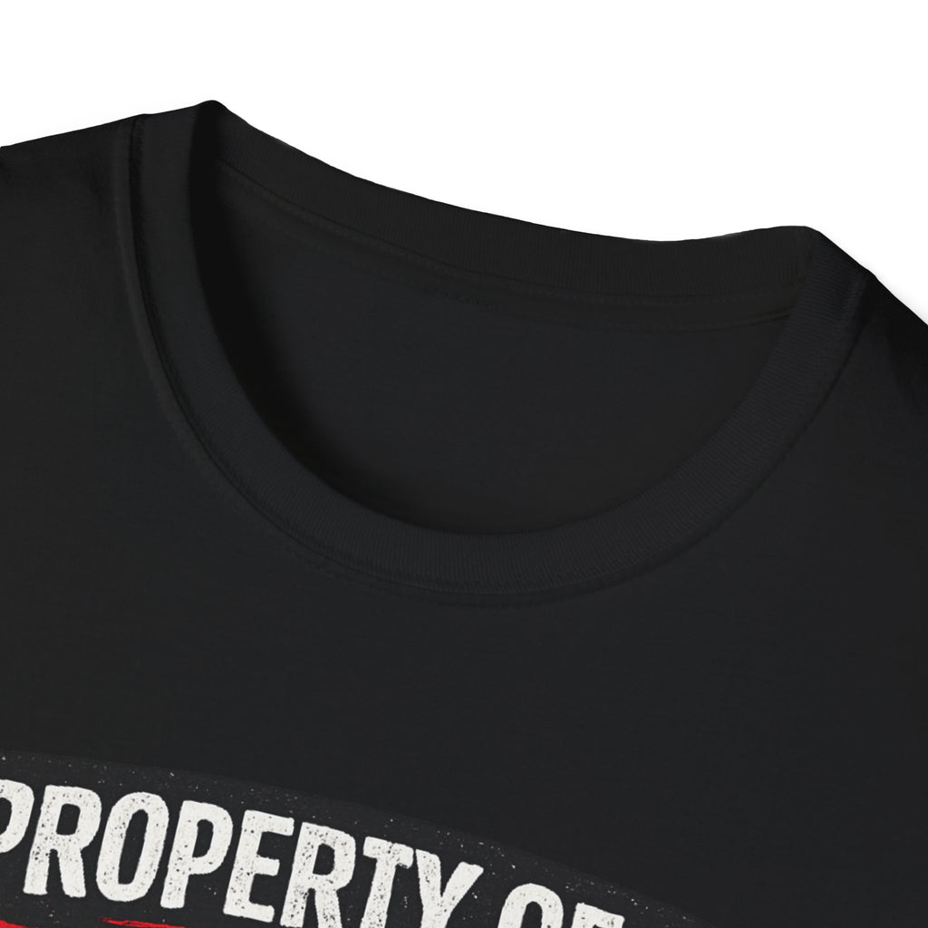 Property of a Crazy Wife T-Shirt – Funny Handle With Care Tee
