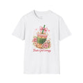 Basic Girl Energy T-Shirt – Floral Bubble Tea Graphic Tee