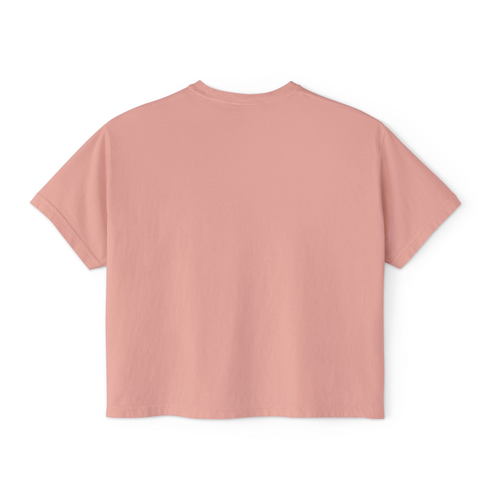 Tough Mom Boxy Tee — Skull Graphic "Tough Mom" Crop T-Shirt