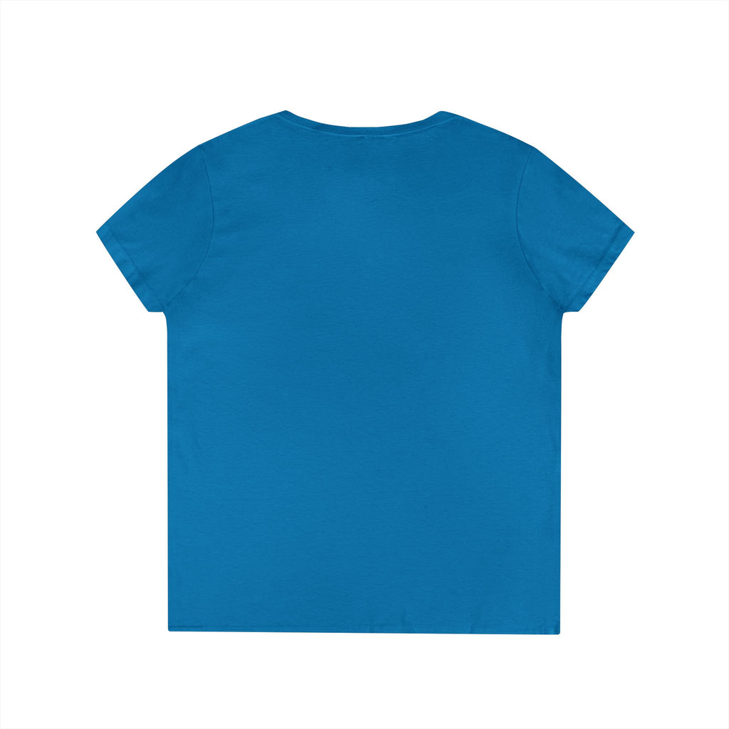 Amazing Mom V-Neck Tee — "Amazing Mom" Heart Graphic Mother's Day Shirt