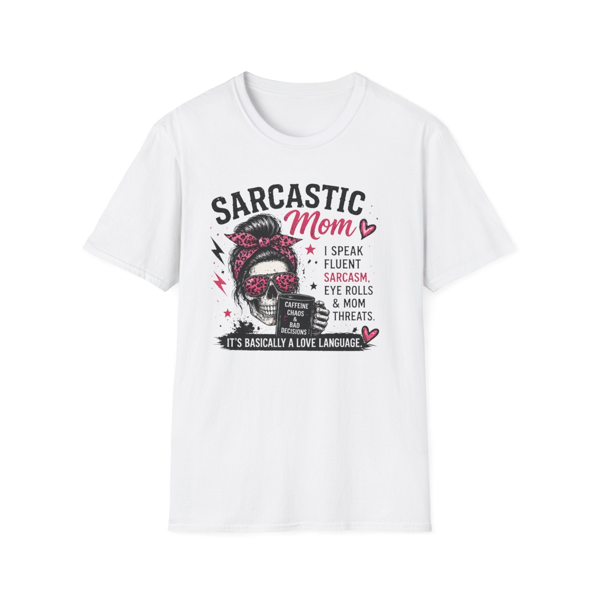 Sarcastic Mom T-Shirt – Funny Sarcasm & Eye-Rolls Graphic Tee for Moms