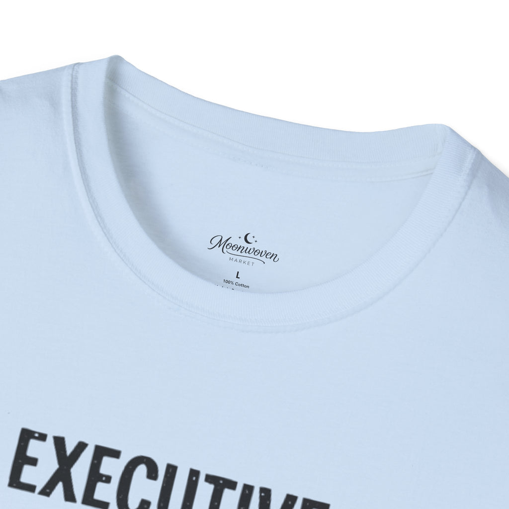 T-Shirt — "Executive Dysfunction Is My Villain Origin Story" Graphic Tee