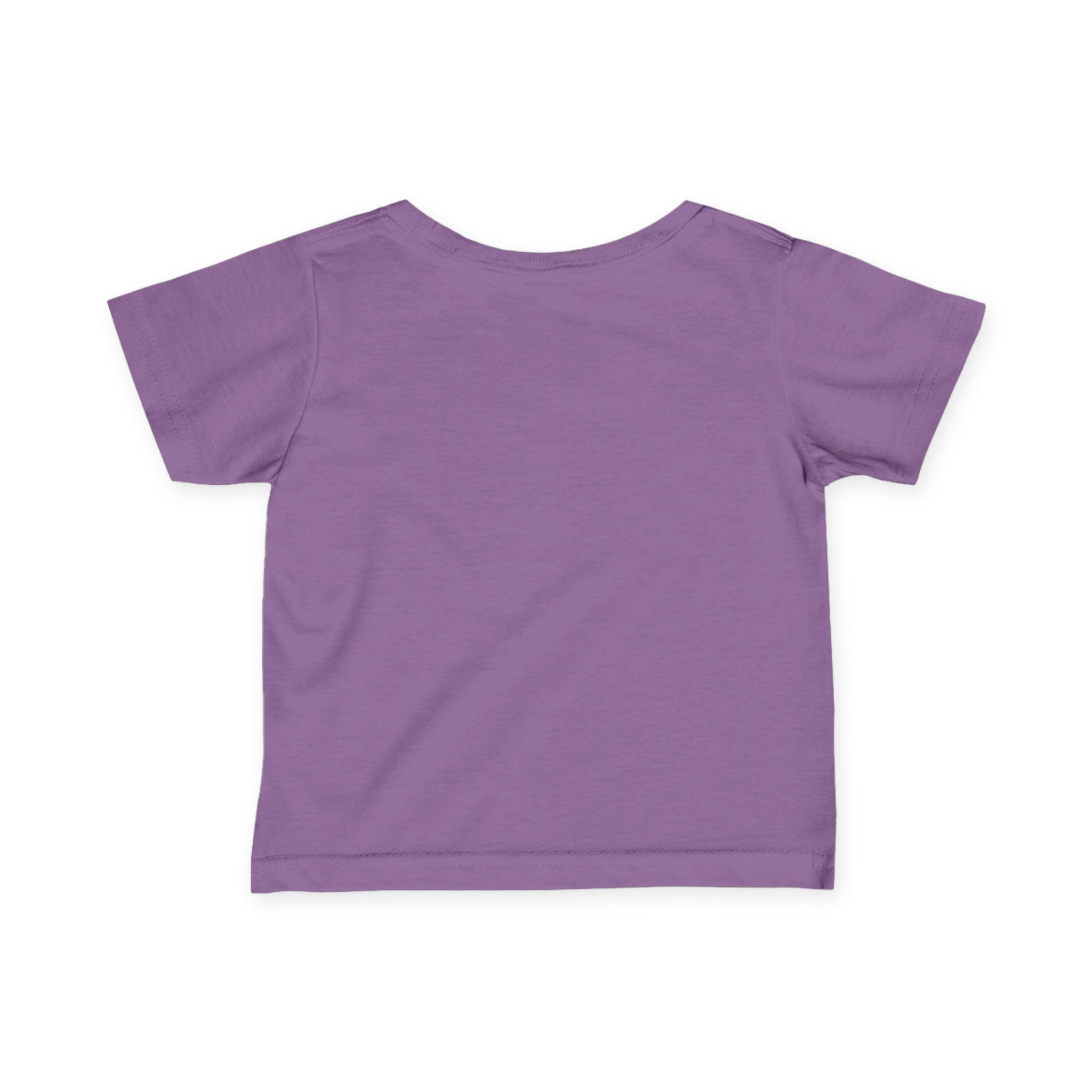Infant Tee — "Raised on Rock" Neon Skull Baby Shirt