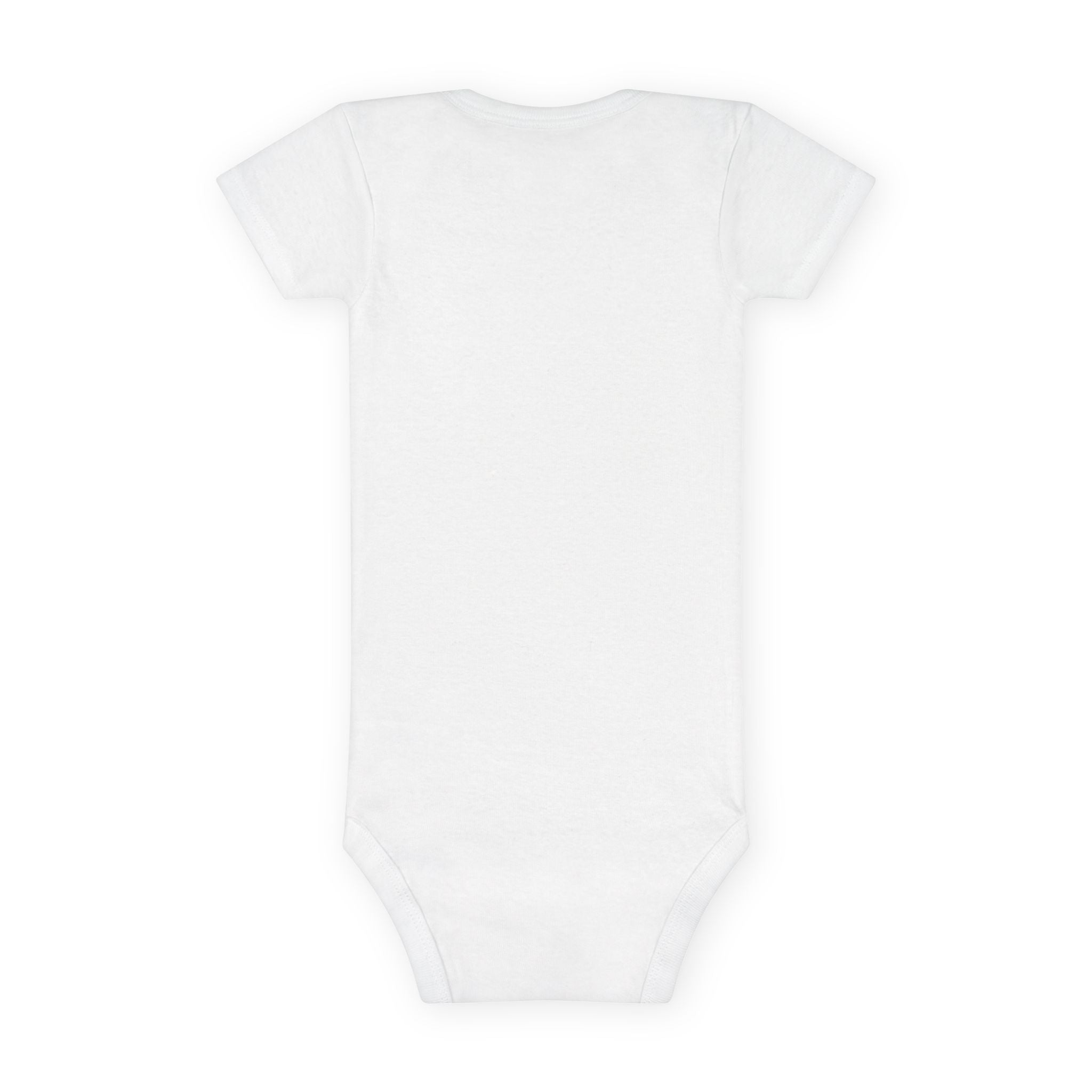 Baby Onesie "Raised on Rock" Skull Graphic Infant Bodysuit