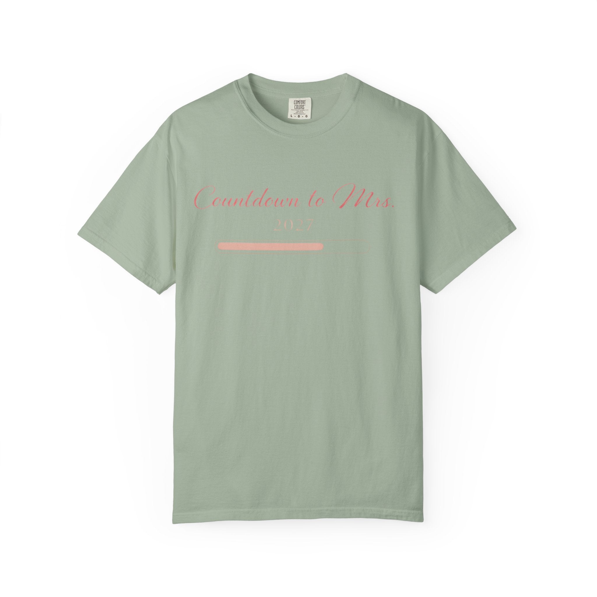 Countdown to Mrs. T-Shirt — Bridal Bachelorette Countdown Tee