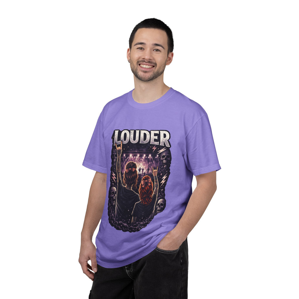 Louder Concert Crowd T-Shirt — Vintage Rock Band Tee